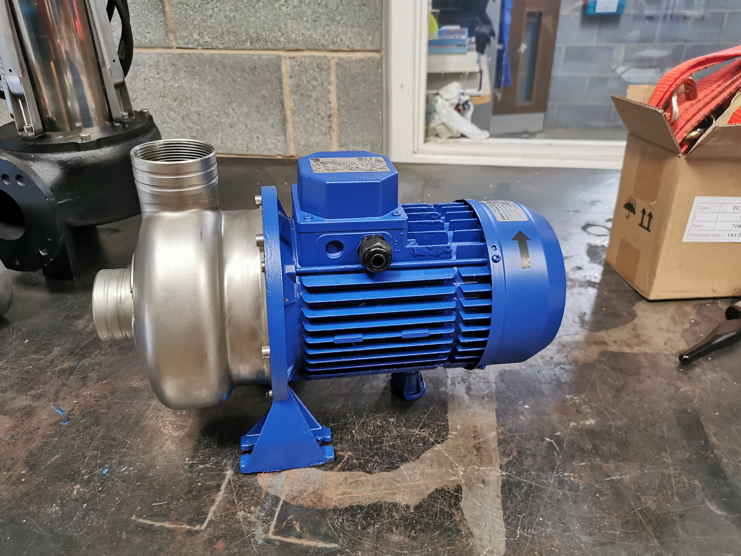 Electric motor repair at the Grantham Electrical workshop